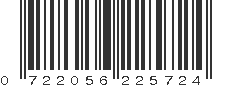 UPC 722056225724