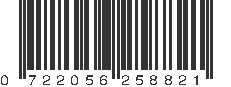 UPC 722056258821