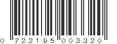 UPC 722195003320