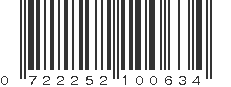 UPC 722252100634