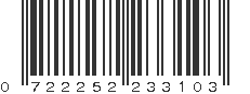 UPC 722252233103