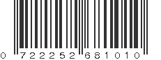 UPC 722252681010