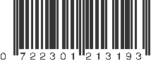 UPC 722301213193