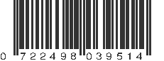 UPC 722498039514