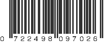 UPC 722498097026