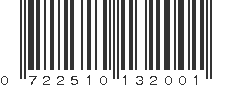 UPC 722510132001