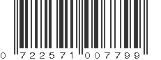 UPC 722571007799