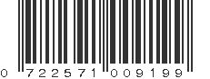 UPC 722571009199