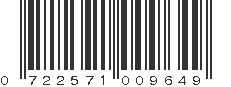 UPC 722571009649