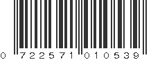 UPC 722571010539