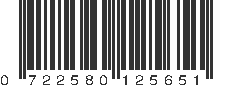 UPC 722580125651