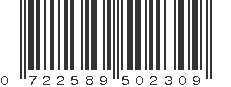 UPC 722589502309