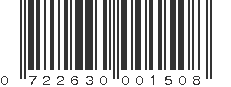 UPC 722630001508