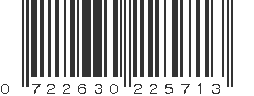 UPC 722630225713