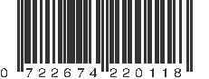 UPC 722674220118