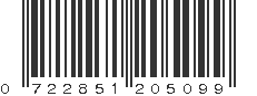 UPC 722851205099