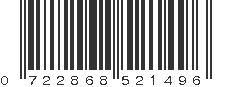 UPC 722868521496