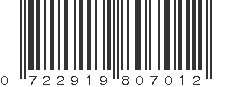 UPC 722919807012