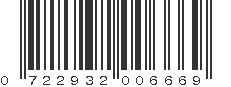 UPC 722932006669