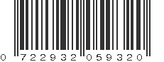 UPC 722932059320