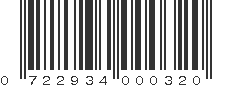 UPC 722934000320