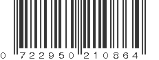 UPC 722950210864