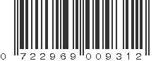 UPC 722969009312