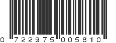 UPC 722975005810