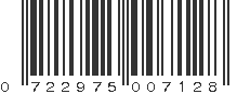 UPC 722975007128