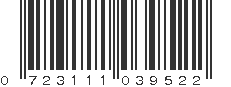 UPC 723111039522