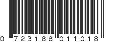 UPC 723188011018