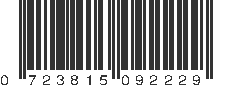 UPC 723815092229