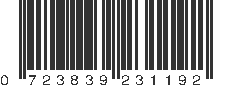 UPC 723839231192