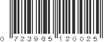 UPC 723965120025