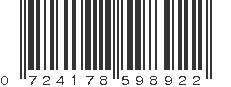 UPC 724178598922