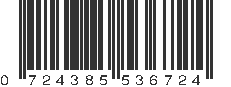 UPC 724385536724