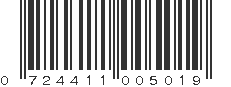 UPC 724411005019