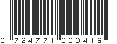 UPC 724771000419