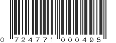 UPC 724771000495