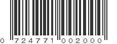 UPC 724771002000