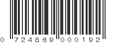 UPC 724869000192