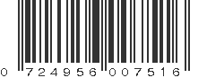 UPC 724956007516