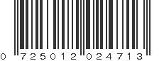 UPC 725012024713