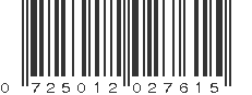 UPC 725012027615