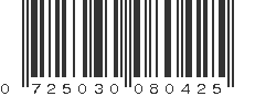 UPC 725030080425