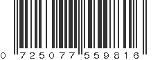 UPC 725077559816