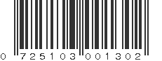 UPC 725103001302