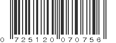 UPC 725120070756