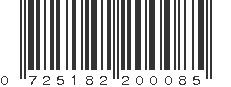 UPC 725182200085