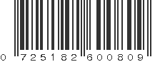 UPC 725182600809